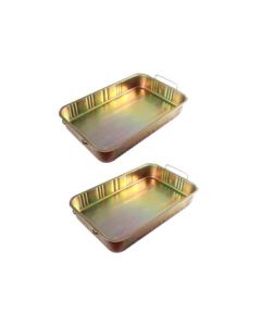 Yingjun Oil Drain Pan with Handle, Large Waste Oil Tray for Oil Change Tool, 850*540*120mm