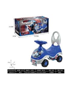 Sliding stroller Superman music steering wheel