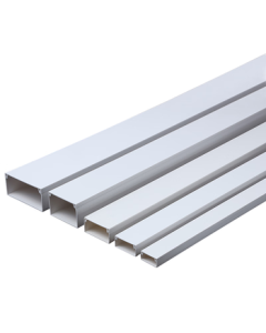 Jucheng Cloud PVC Wire Channel for Home Decoration, Cantonese Flat Plastic Wire Channel, 30*15mm, 2m/pc