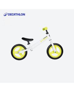 Decathlon Kids Balance Bike Without Pedals 10" Green Single-Speed for Ages 1-3, Random Old/New Seat - 2203101