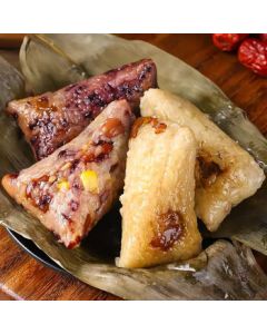 Jiangmi Dao Dragon Boat Festival (2 Honey Dates + Black Glutinous Rice + Red Bean + Eight Treasures) Sticky Rice Dumplings 200g*5 Bags (10 Pieces) Vacuum-Packed Cooked Sweet Zongzi
