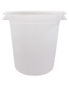 Fu Ai Jia Extra Thick 90L Large White Bucket Big Water Pail Trash Can High-Capacity Plastic Water Storage Barrel Large Round Tub (Holds Approximately 180 Jin of Water)