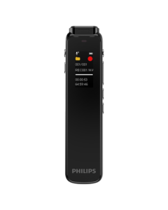 PHILIPS Professional Voice Recorder VTR5010 16G HD Noise Reduction with Built-in Speaker, Free PC Speech-to-Text, Learning Interview Conference Recorder