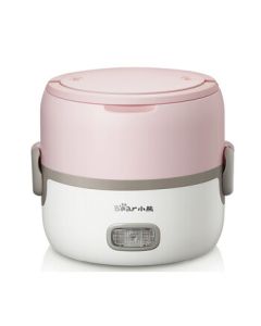 Bear Electric Lunch Box with Plug-in Heating and Stainless Steel Inner Pot, 1.2L DFH-B14S3