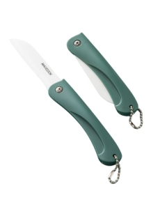 Maxcook Ceramic Fruit Knife 3-inch Foldable Mini Kitchen Knife Baby Food Knife Fruit Cutting Tool MCD2243