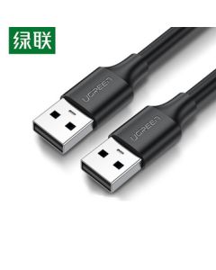 UGREEN USB 2.0 Male to Male Cable, Dual Male Adapter Cable for Set-Top Box Cooler, External Hard Drive Data Cable, Double-Ended Extension Cable US102, 1m/3.3ft per Piece