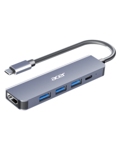 Acer Type-C Docking Station USB-C to HDMI Adapter 3.0 Hub for MacBook Computer Converter 4K Screen Mirroring PD Charger 5-in-1 Expansion Dock