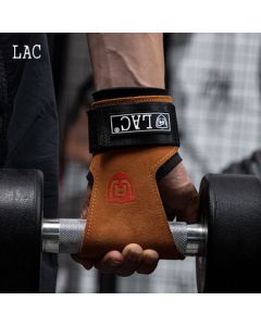 LAC Lifting Straps for Gym Deadlifts, Pull-Ups, Dumbbell Training - Non-Slip Wrist Support, One Size Fits All, Thickened Pair (2 Pack)