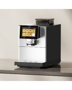 KALERM E30 Fully Automatic Commercial Coffee Machine with IoT Scan-to-Purchase, Touchscreen, Smart Debugging, and Beverage Customization (Standard 4L Water Tank)