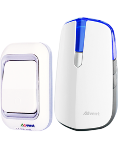 Advent Wireless Doorbell Home Caller Long-Range E-581P One-to-One System