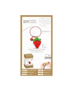 Crochet strawberry pendant cowhide box making tool