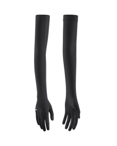 beneunder Sun Protection Arm Sleeves & Gloves for Women, Ice Silk UV Protection, Twilight Black AL36124