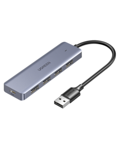 UGREEN USB 3.0 Hub Multi-Port Adapter with 4-Port High-Speed HUB Splitter Extension Cable for Laptop, One-to-Many Converter Dongle