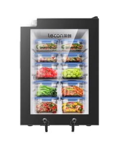 Lecon (lecon) Food Sample Storage Cabinet, Canteen Use, Kindergarten Fruit Freshness Cabinet, Commercial Refrigerator with Lock LC-BG-35