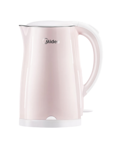 Midea Electric Kettle, Household Water Boiler, Double-Layer Anti-Scald, 0 Coating Food-Grade 304 Stainless Steel, 1500W Fast Boiling, 1.7L Large Capacity HJ1705