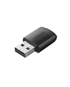 UGREEN USB Wireless Adapter AC650 Smart Plug-and-Play WiFi Receiver for Desktop 5G Dual-Band Network Card, Universal External WiFi Adapter for PC Laptop with WiFi Transmitter
