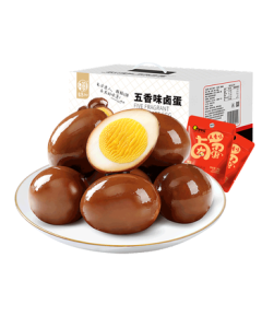 Hua Wei Heng Five-Spice Marinated Eggs 360g (12 Eggs/Box) - Snack, Instant Noodle Companion, Braised Eggs, Breakfast Bulk Pack