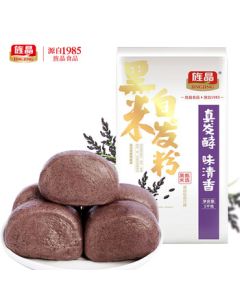 Jingjing Black Rice Self-Rising Flour 2.2lb Whole Grain Flour for Steamed Buns and Bread No Yeast Needed