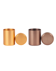 Edo [60ml with Gift Pouch] Aluminum Alloy Tea Canister Portable Tea Container Travel Tea Storage Canister Dispenser Box