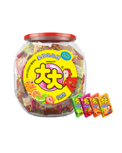 Wrigley's Big Bubble Gum Assorted Flavors 630g (Approx. 150 Pieces) - Kids' Snack, Fresh Breath Candy