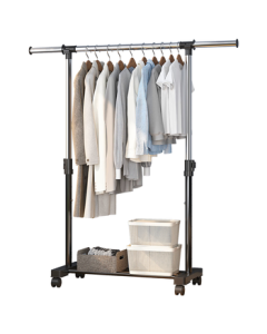 Yicai Nianhua Clothes Rack Floor Stand Simple Hanger for Hanging Clothes Bedroom Hanger Balcony Drying Rack Clothes Airer 2501