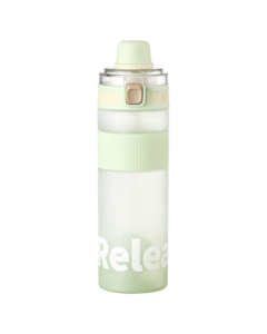 RELEA Sports Water Bottle Large Capacity Tritan Plastic Cup with Straw for Outdoor Fitness, Student Water Bottle, Birthday Gift