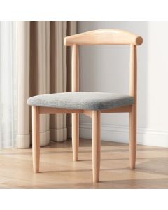 Huakai Star Chair Backrest Dining Chair Home Horn Chair Nordic Office Chair Creative Light Luxury Dining Table Chair CY136 Gray