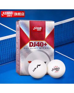 DHS DJ 3-Star Table Tennis Ball WTT Competition Ball (Pack of 6)
