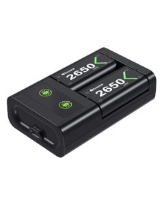 Biaze Xbox Controller Battery Charging Kit with Bluetooth Controller for One/Series/SX, Battery Dock Accessory - Xbox Controller Battery Charging Case [Includes 2 Batteries + Dock Charger]