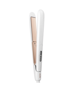 AUX Curling Iron & Straightener 2-in-1 Styling Tool with Negative Ions – Large Barrel Hair Curler, Fringe Iron, Compact Flat Iron for Men’s Short Hair [Travel Essential]