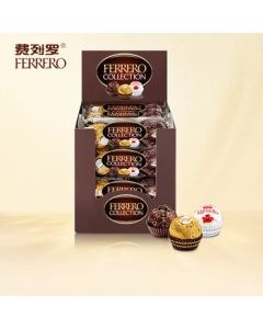 Ferrero Rocher Premium Chocolate Candy Assortment 3-Piece Pack*16 Strips 518.4g/Box Wedding Candy Snack