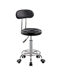 Huakai Star Bar Stool Home Adjustable Bar Stool Reception Chair Swivel Chair HK106 Black Backrest Version