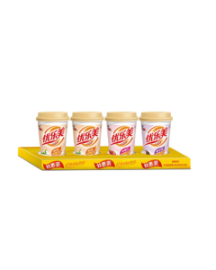 Youlemei Coconut Jelly Milk Tea 80g*4 Cups Mixed Original/Strawberry/Taro Flavor Breakfast Afternoon Tea Instant Beverage
