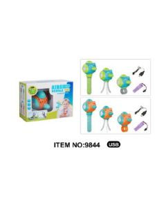 Airplane Bubble Gun 6 Holes USB 100ml Bubble Water