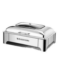 Venus Buffet Stove Electric Heating 13L Hydraulic Stainless Steel Hotel Tableware Square Breakfast Stove VNS-320