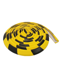 Anseri Bumper Strip Self-Adhesive Warning Anti-Collision Edge Protector Yellow-Black 5m L-Shape 311095
