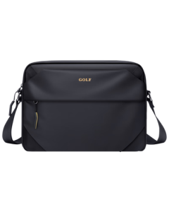 GOLF Golf Single Shoulder Bag for Men, Large Capacity Crossbody Bag, Lightweight Water-Resistant Phone Bag, Business Casual iPad Bag, Fashionable Fabric Men's Shoulder Bag 5I798342J Mist Black