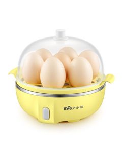 Bear Visual Egg Cooker with Timer and Auto Shut-Off, Single Layer ZDQ-B07T2