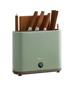Bear Knife Holder & Cutting Board Sterilizer - Multi-functional Household UV Sterilization, Drying, Anti-mold Storage for Knives, Chopsticks, and Cutting Board XDQ-B01Q1
