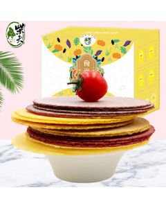 Chai Fu Sugar-Free Multigrain Biscuits 320g, Thin Crackers with Purple Sweet Potato, Pumpkin, and Corn, Snacks for Pregnancy and Meal Replacement