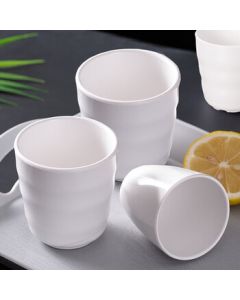 Jiachi (JIACHI) Commercial Melamine Cup - Beverage Cup, Juice Cup, Imitation Porcelain Mug, Hotel Tableware (Sold in Sets of 10, 1 Piece per Set)
