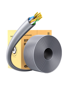Shengwei CAT5e Ethernet Cable Oxygen-Free Pure Copper High-Speed Unshielded Supports POE Power Supply for Home/Project/Network Surveillance Wiring 305m CSC5305E