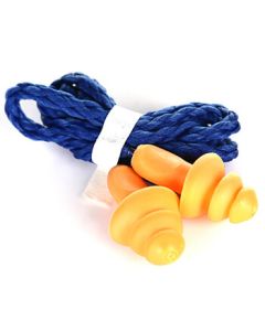 3M 1270 Noise Reduction Earplugs, Christmas Tree Style with Cord, Waterproof, 1 Pair, ZL Project Product