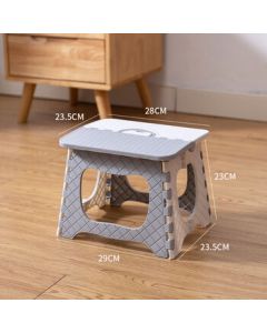 Guruide Foldable Stool Portable Home Small Stool Folding Chair Fishing Stool Large Gray (Supports up to 250 lbs)