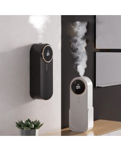 Changbaosen Automatic Air Freshener, Wall-Mounted Home/Office/Hotel Aroma Diffuser with Essential Oil, Includes One Bottle of Essential Oil, Black/White Optional PJ