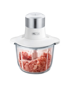 Bear Electric Meat Grinder, Home Use Mincer, Chopper, Multifunctional Food Processor for Meat, Dumpling Filling, Garlic (Model QSJ-C03A1, Approx. 2L)