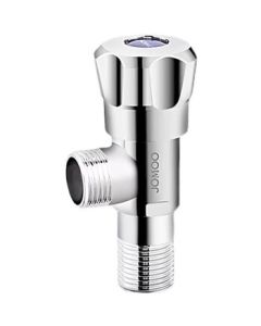 JOMOO Thickened Brass Angle Valve with 1/2 Inch Port, Single Cold Water Blue Label Angle Valve for Home Water Heater Switch