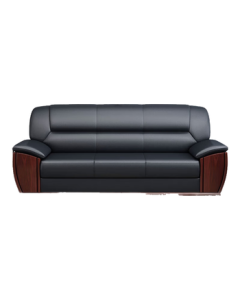 Longxu Office Sofa Set, Minimalist Reception Sofa for Business, Faux Leather Three-Seater