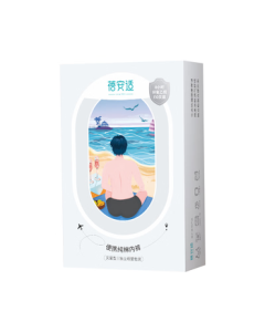 Beianshi Disposable Men's Underwear Pure Cotton Travel Portable Individually Packed Wash-Free Shorts Grey 5-Pack Size 2XL