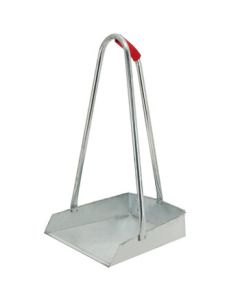 LAUTEE DM-801 No.2 Tube Grab Bucket Sanitation Garbage Shovel Road Railway Station Iron Dustpan Trash Scoop